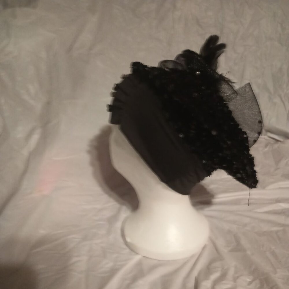 SUMMER CLEARANCE SALE  NEW TURBAN TOPPER FOR CHURCH, WEDDINGS & SPECIAL EVENTS